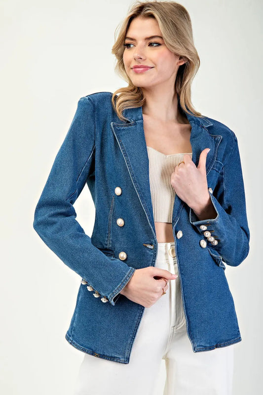 Dana Denim Blazer