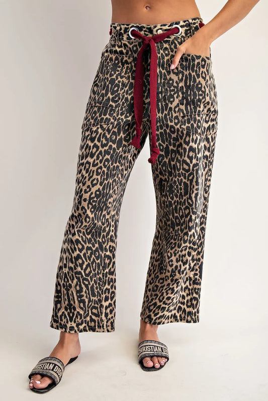 Mary Leopard pants