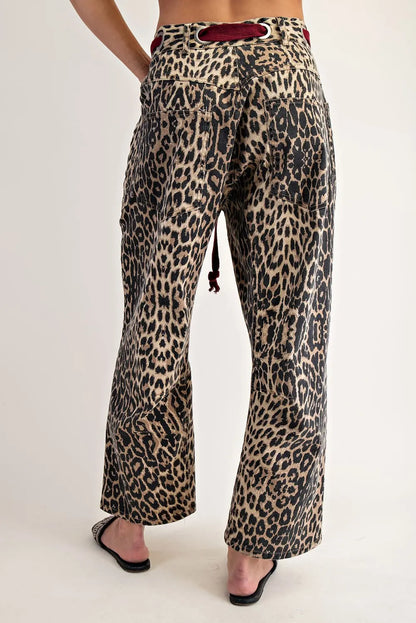 Mary Leopard pants