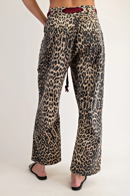 Mary Leopard pants