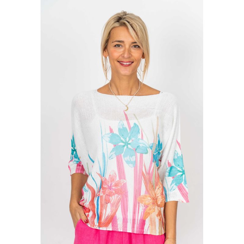 Italian one size Spring Garden top