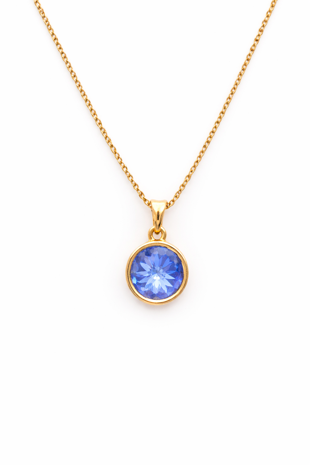 Swarovski Crystal Gold
Circle Whisper Pendant
