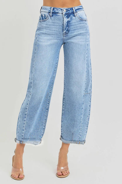 Risen Barrel Jeans