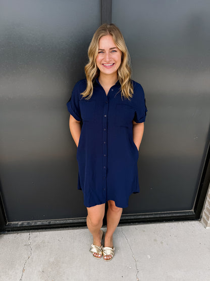 Collared Tailgate Dress