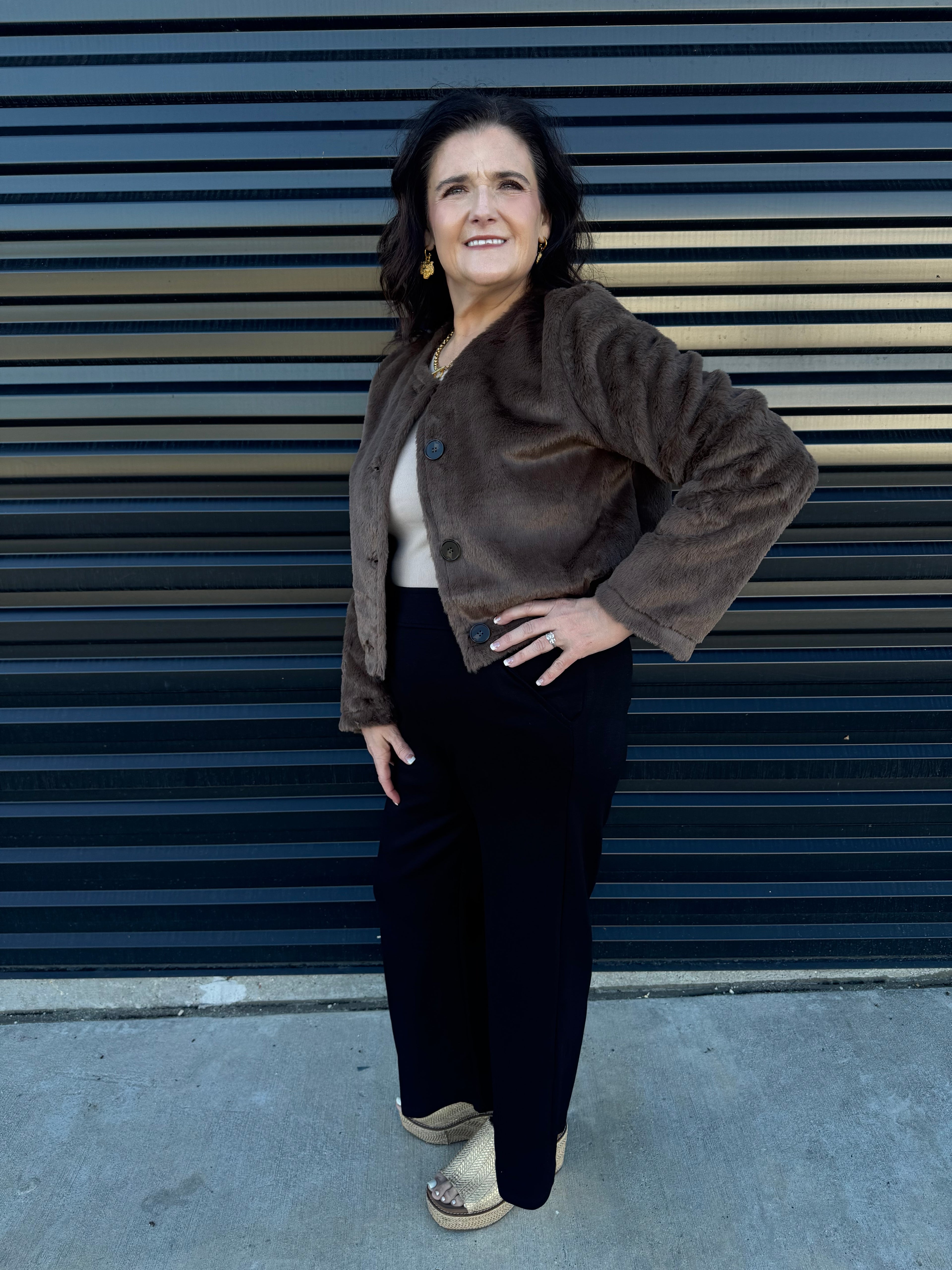 Teddy Bear Button Up Jacket!