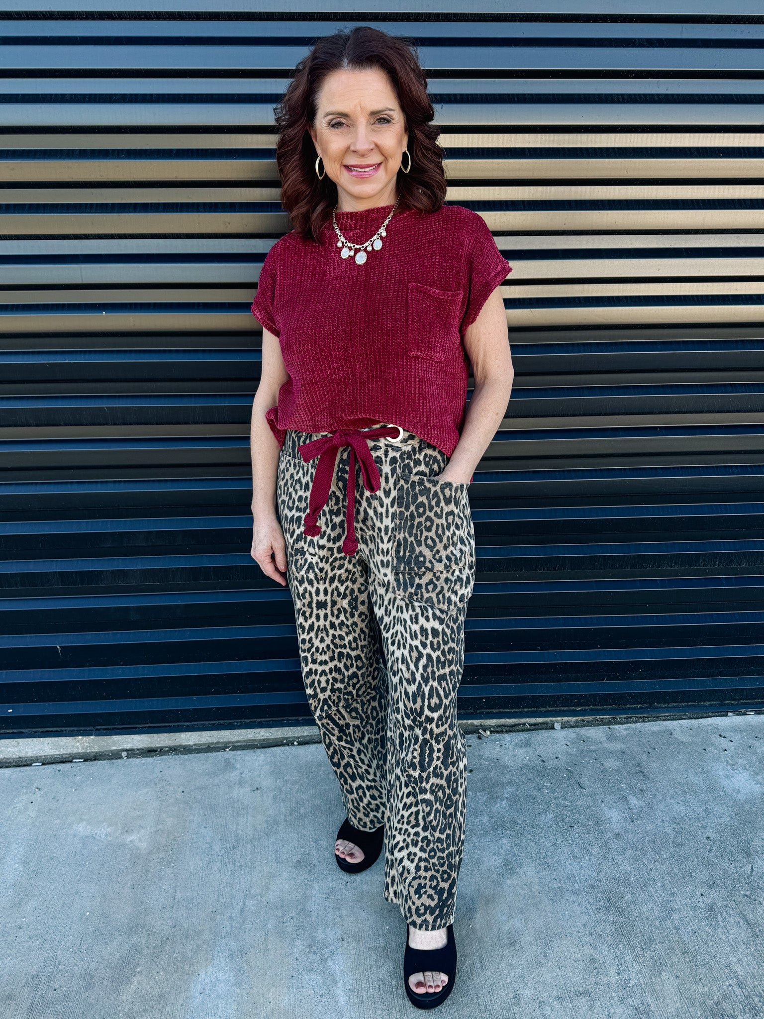 Mary Leopard pants
