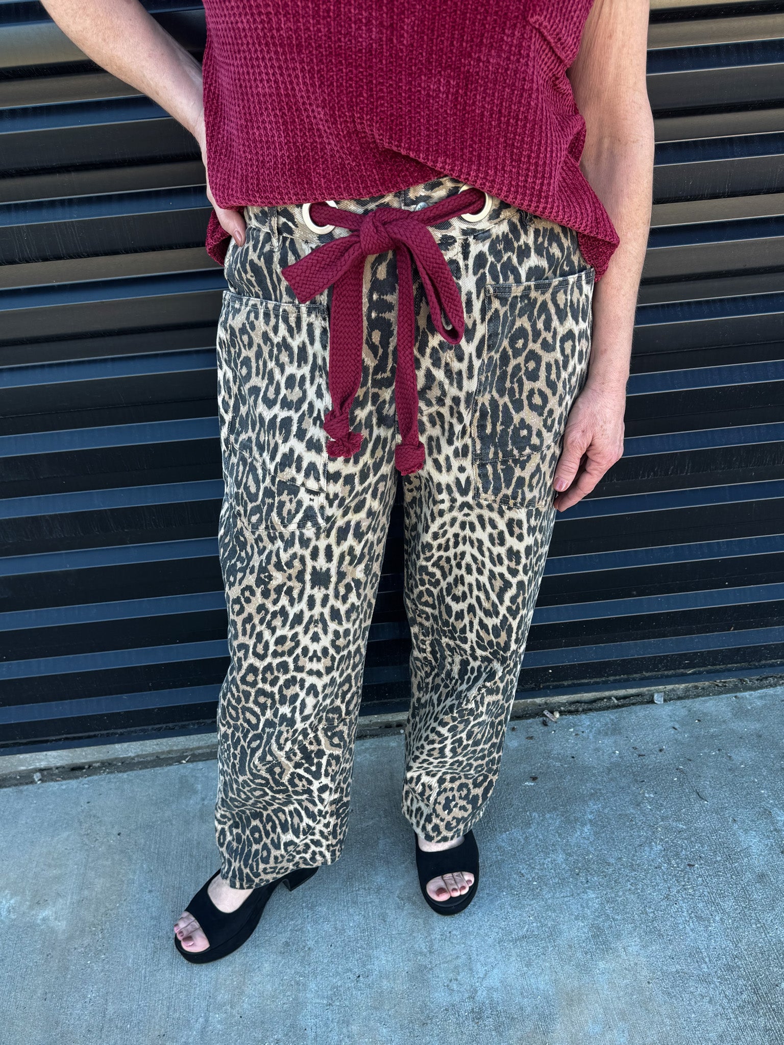 Mary Leopard pants
