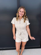 Suede Chicago Romper