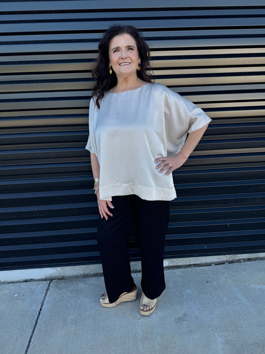 Luxe Satin top