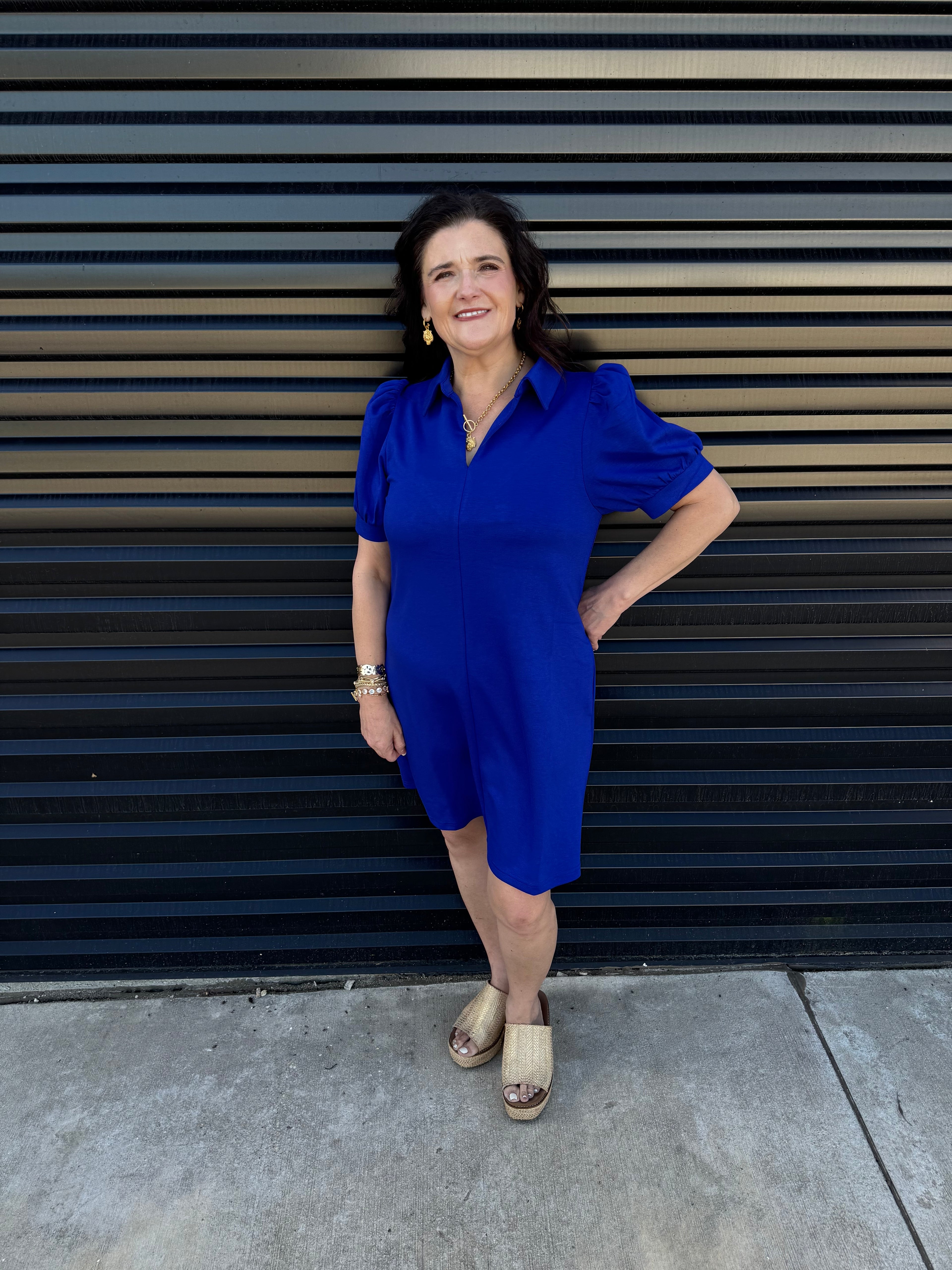 Collared Autumn Whisper Dress