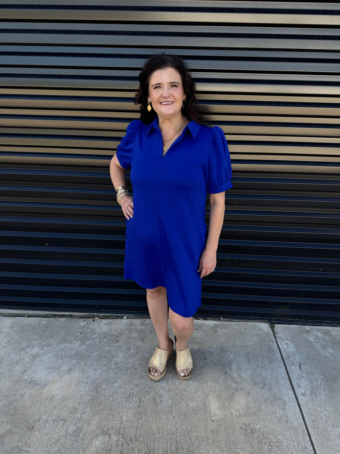 Collared Autumn Whisper Dress