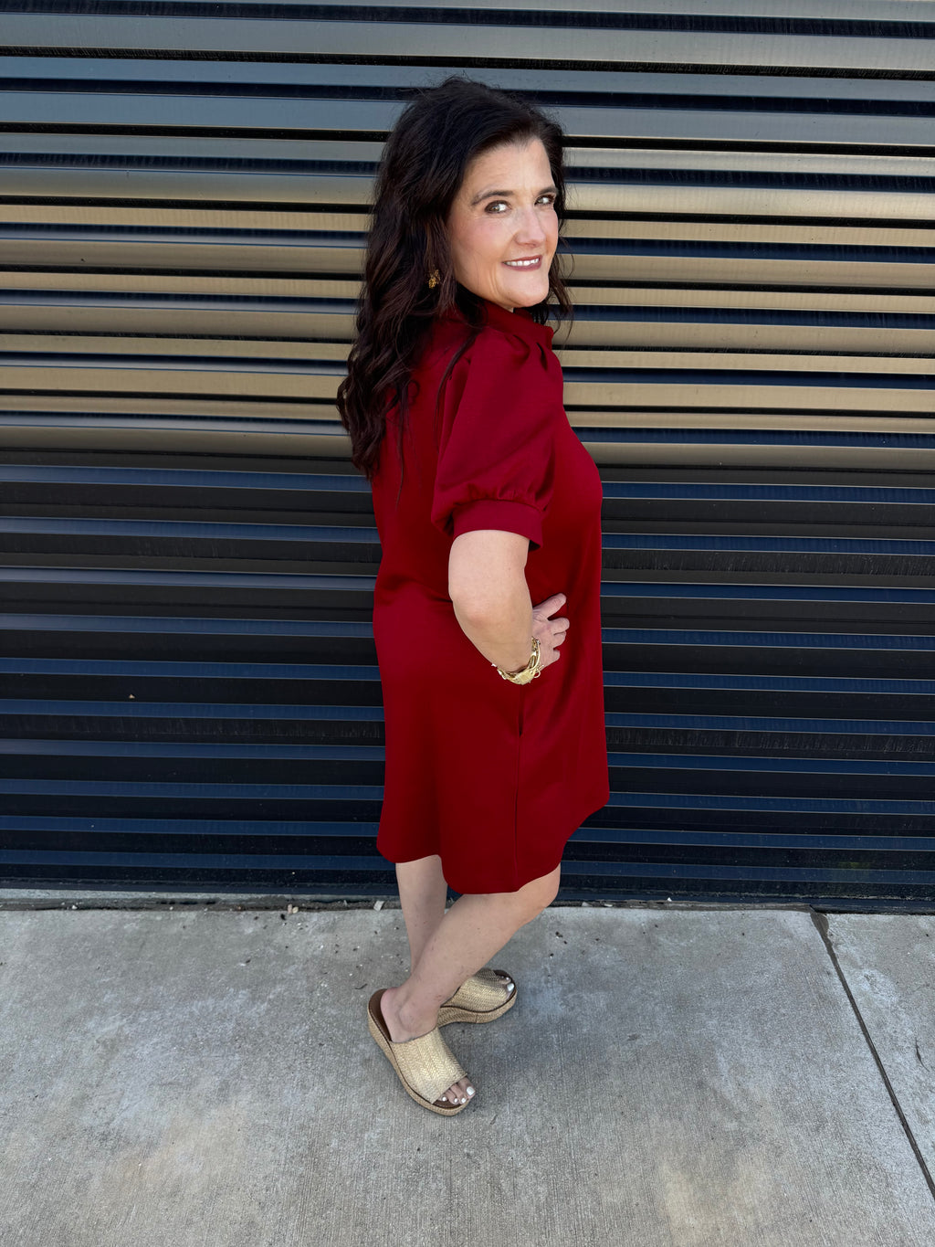 Collared Autumn Whisper Dress