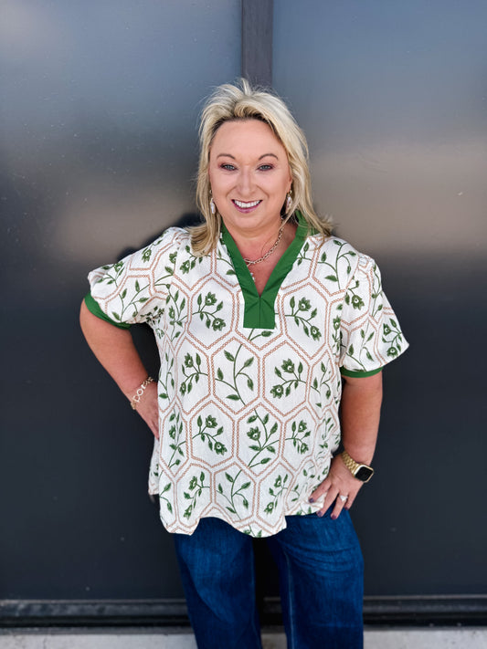 Hattie Floral Top