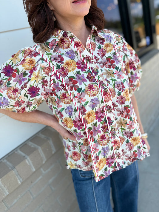 Izzy Plum Gardens Top