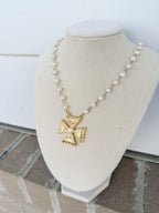 Maris Pearl Maltese Cross Necklace ✨!