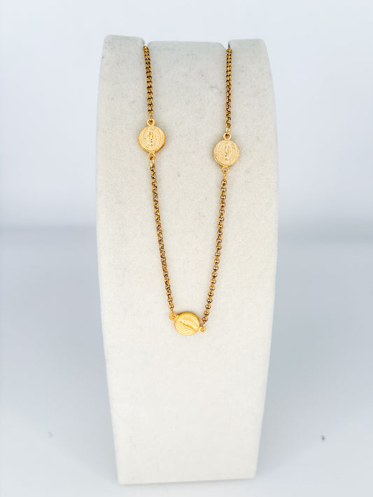 WD 3 Small Virgin Mary Necklace