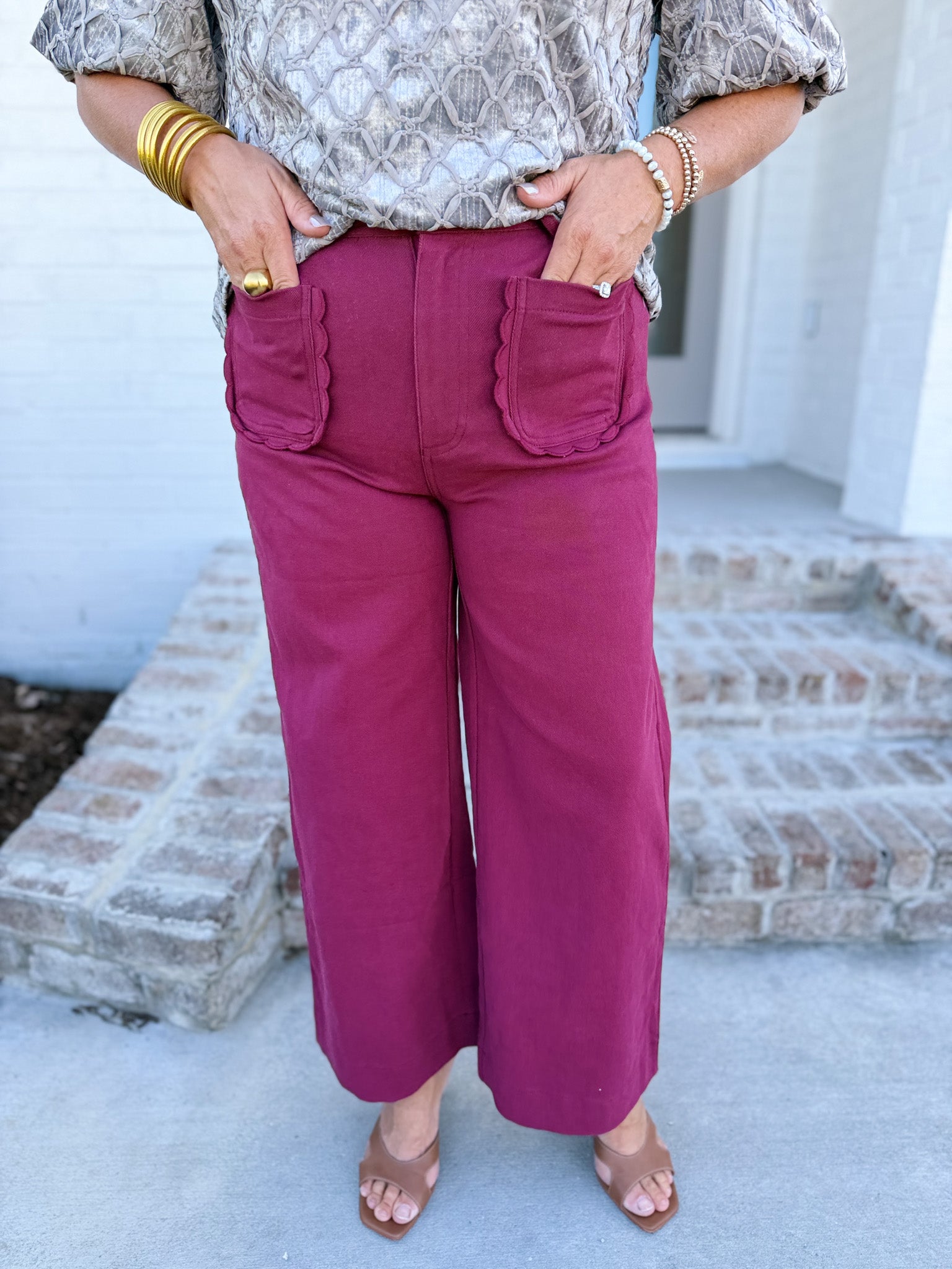 Scalloped in Style Pants