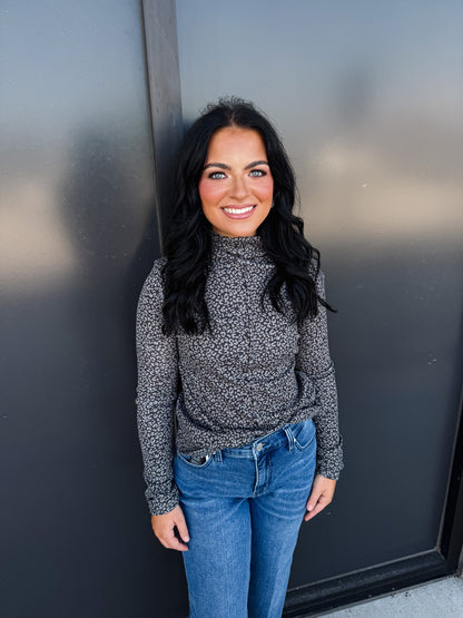 Very J Shining in Leopard Top