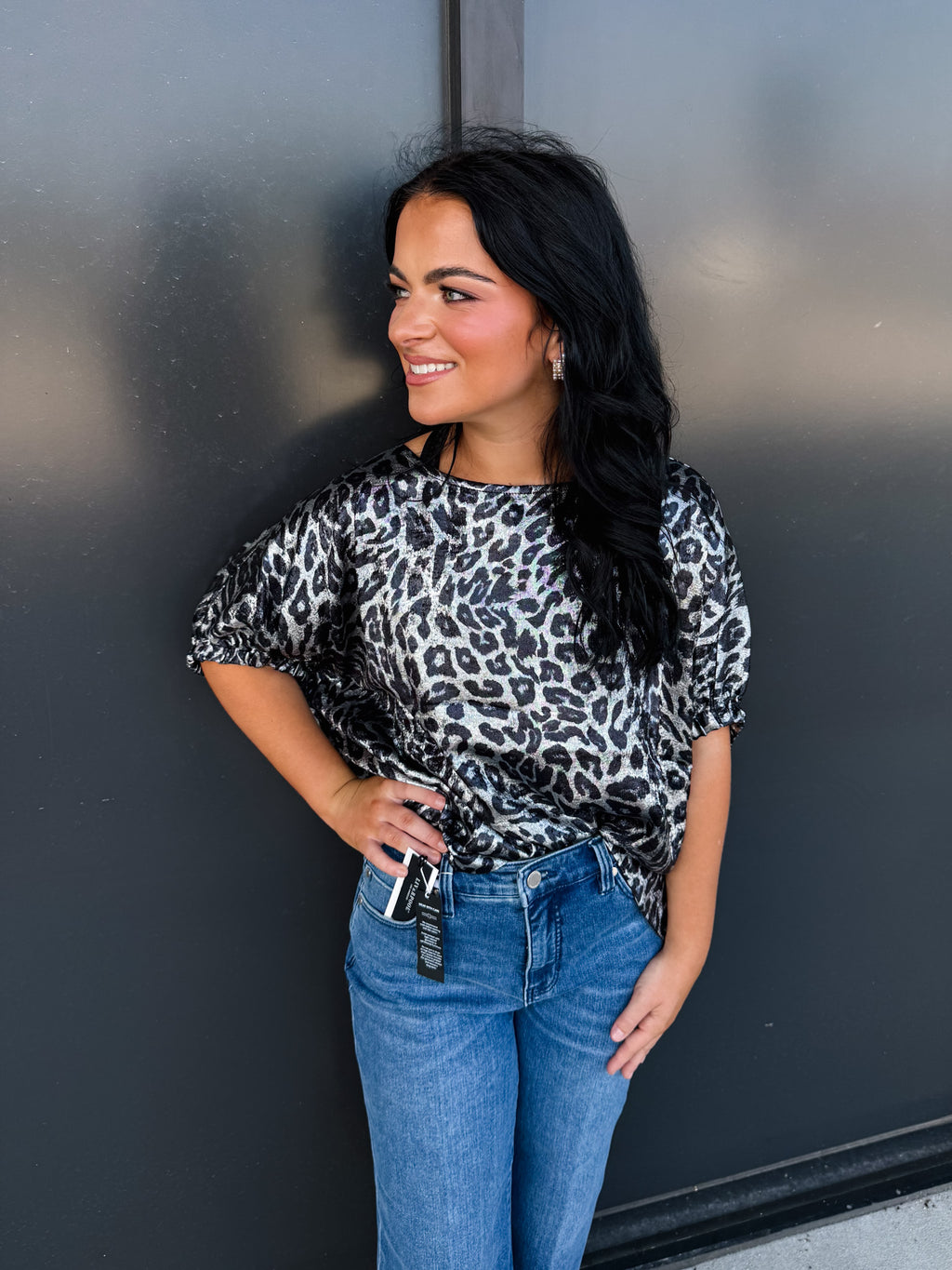 Leopard Toasted Oat Top