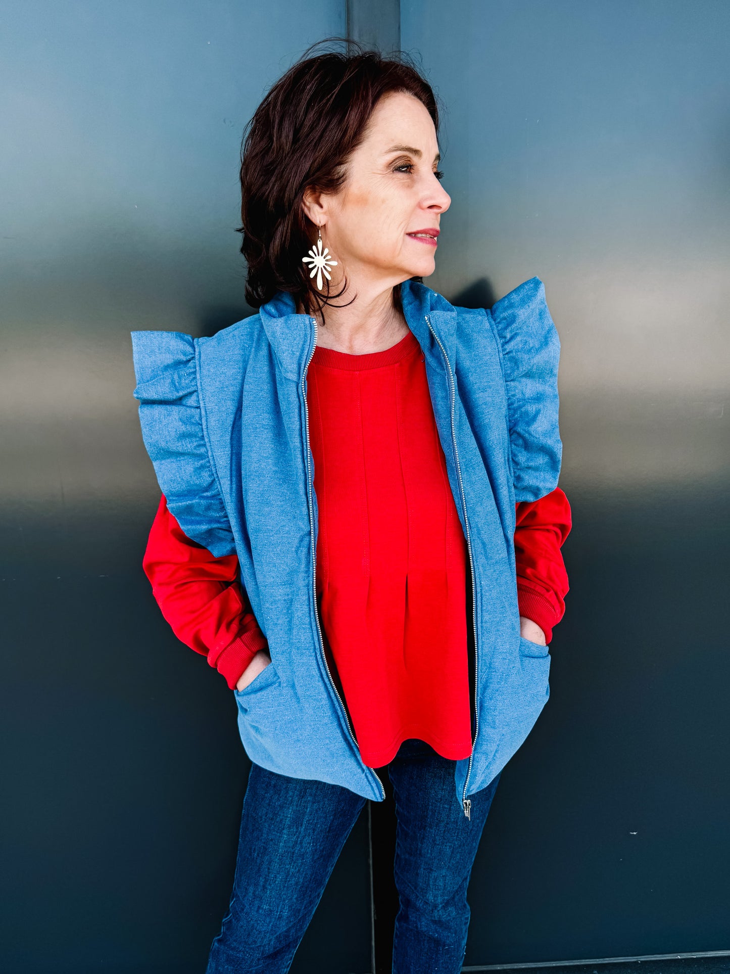 Jody demin vest