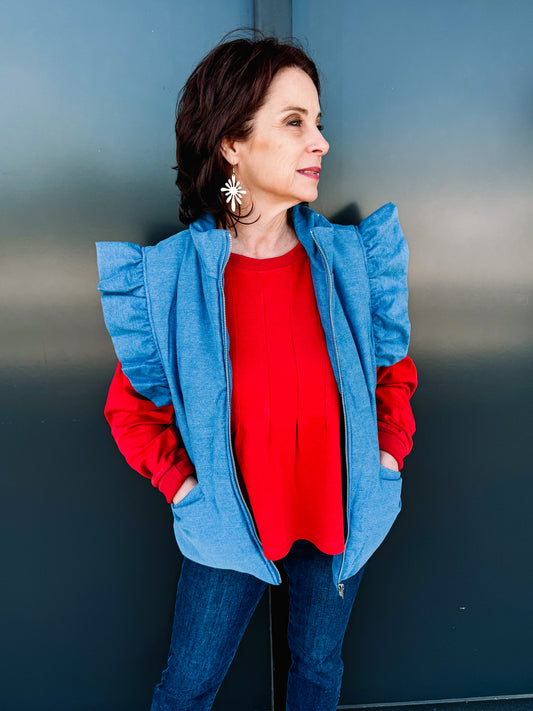 Jody demin vest