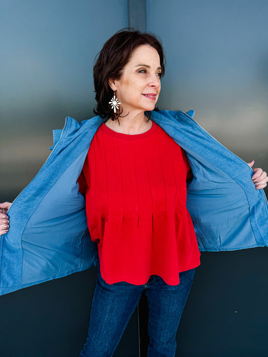 Jody demin vest