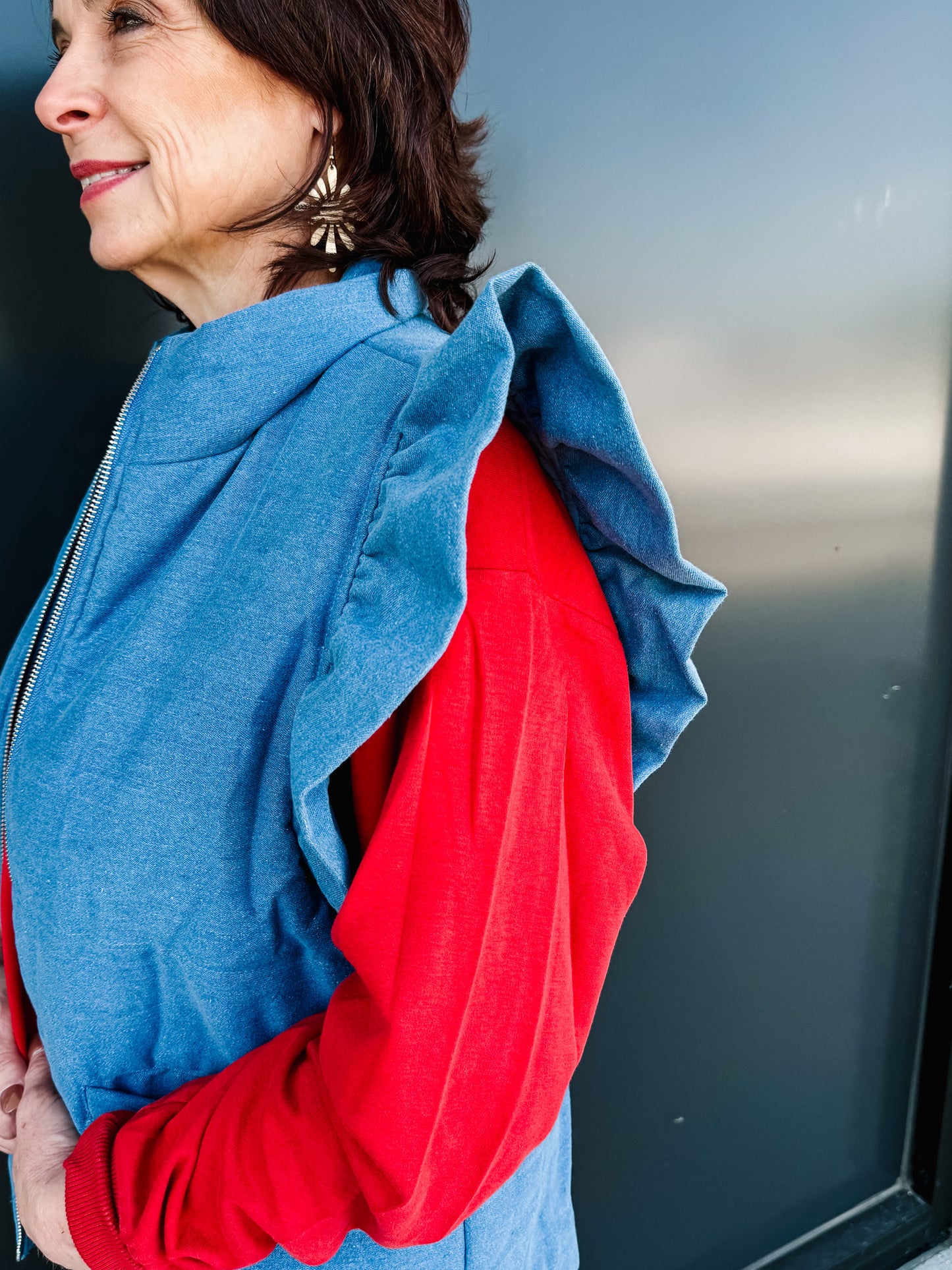 Jody demin vest