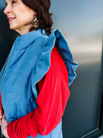 Jody demin vest