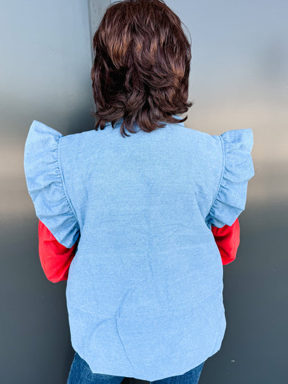Jody demin vest