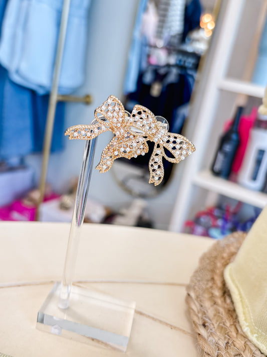 Classic Holiday Bow Earrings