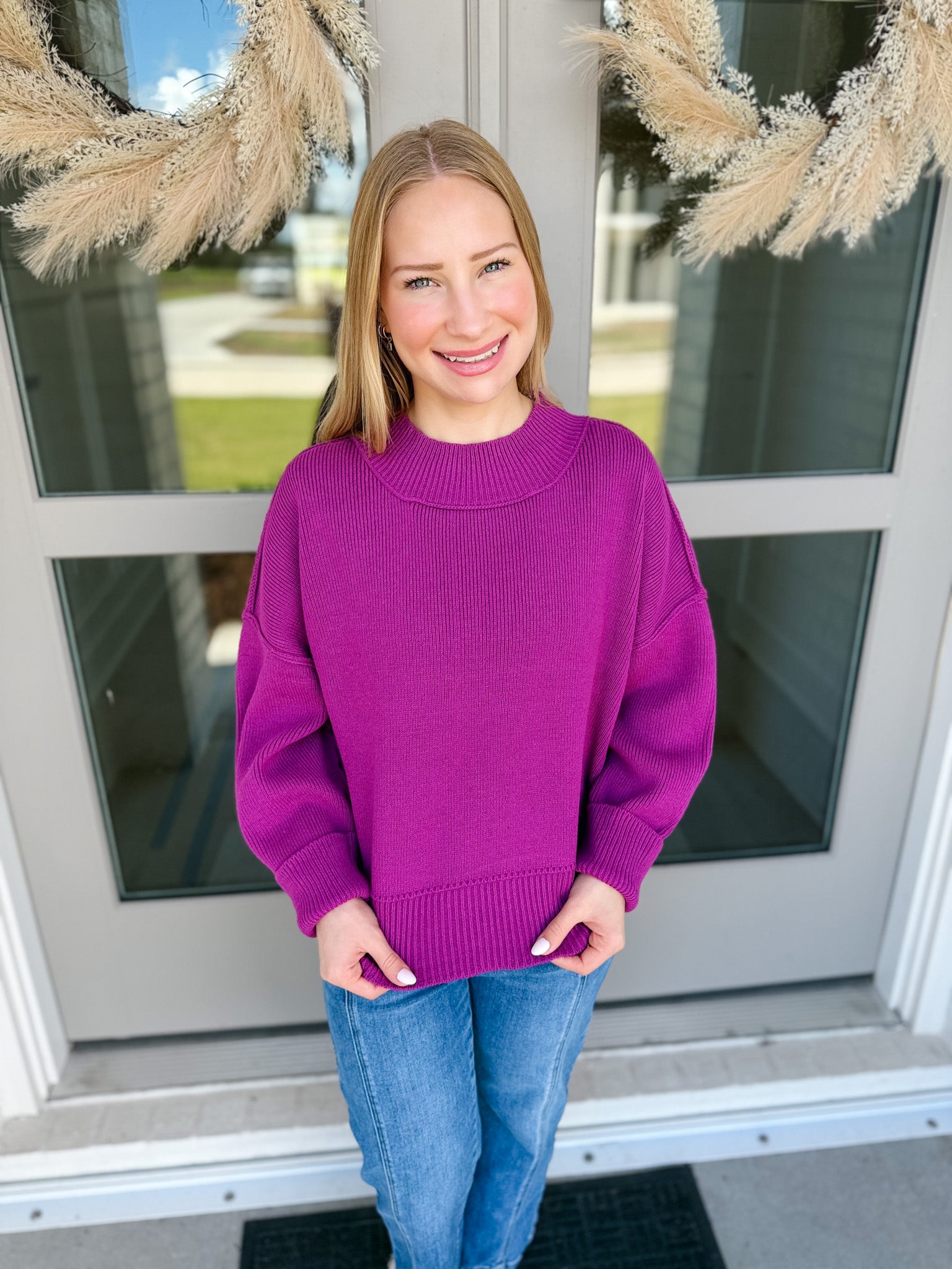 The Easy Street Wide Neck Sweater ✨