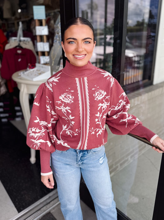 Balloon Sleeve Mazie Sweater