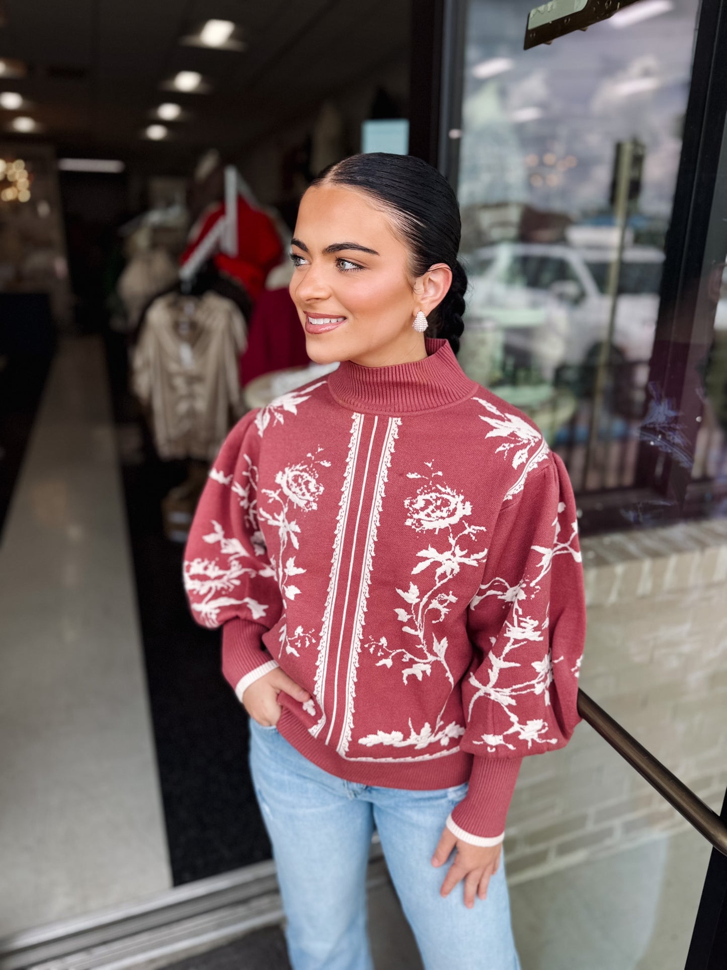 Balloon Sleeve Mazie Sweater