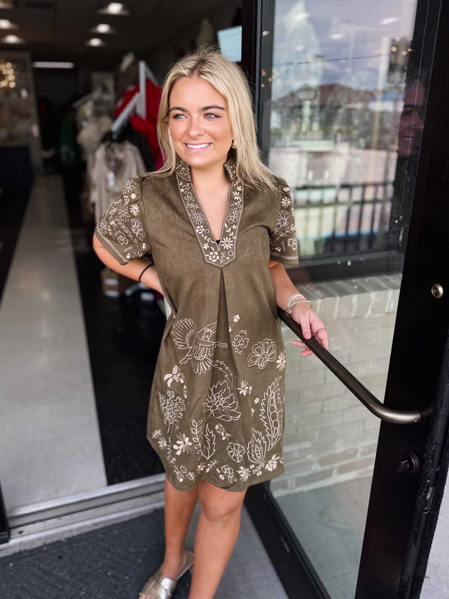 Diana Embroidered Dress