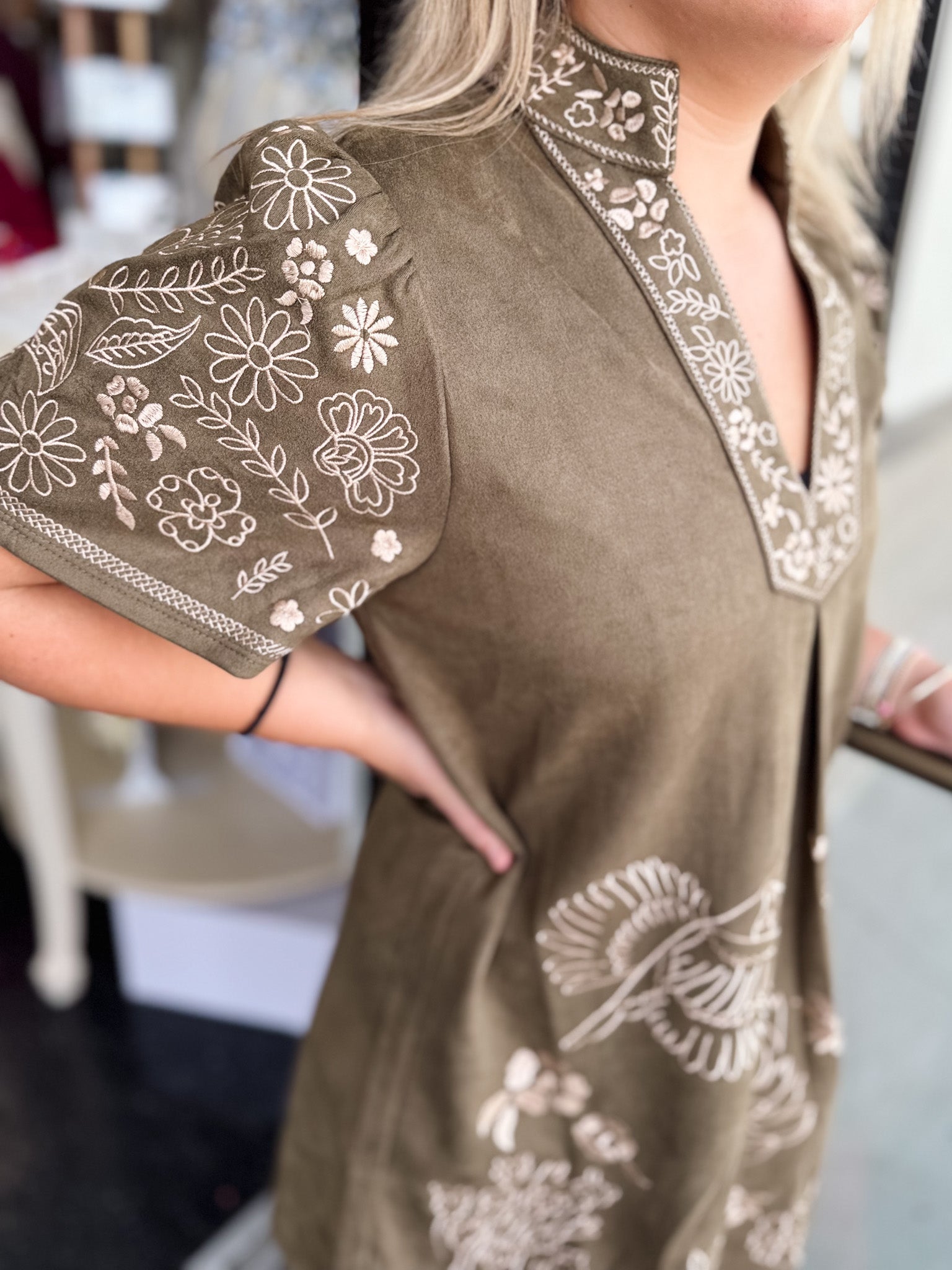 Diana Embroidered Dress