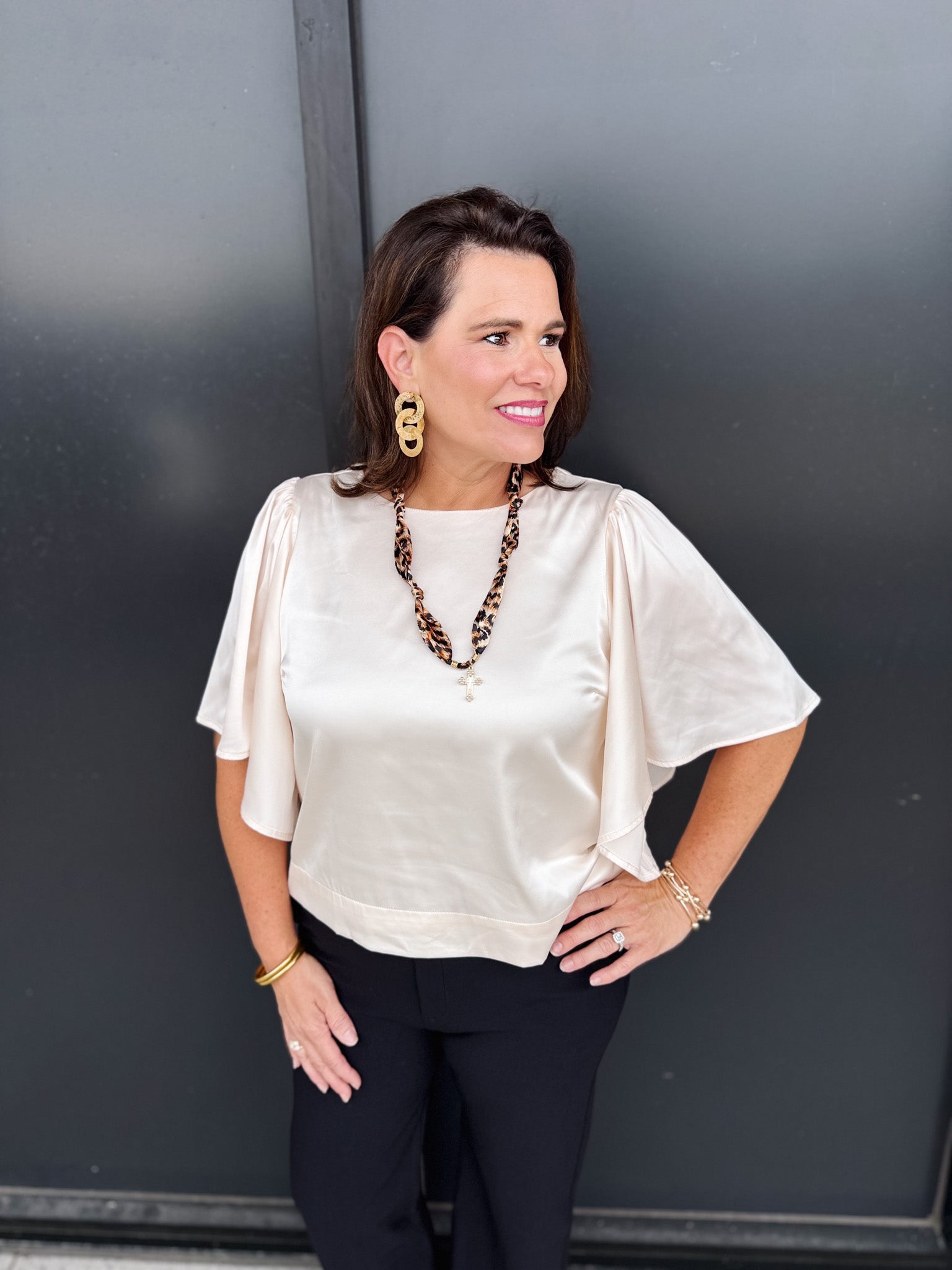 Angel Frosted Charm Top