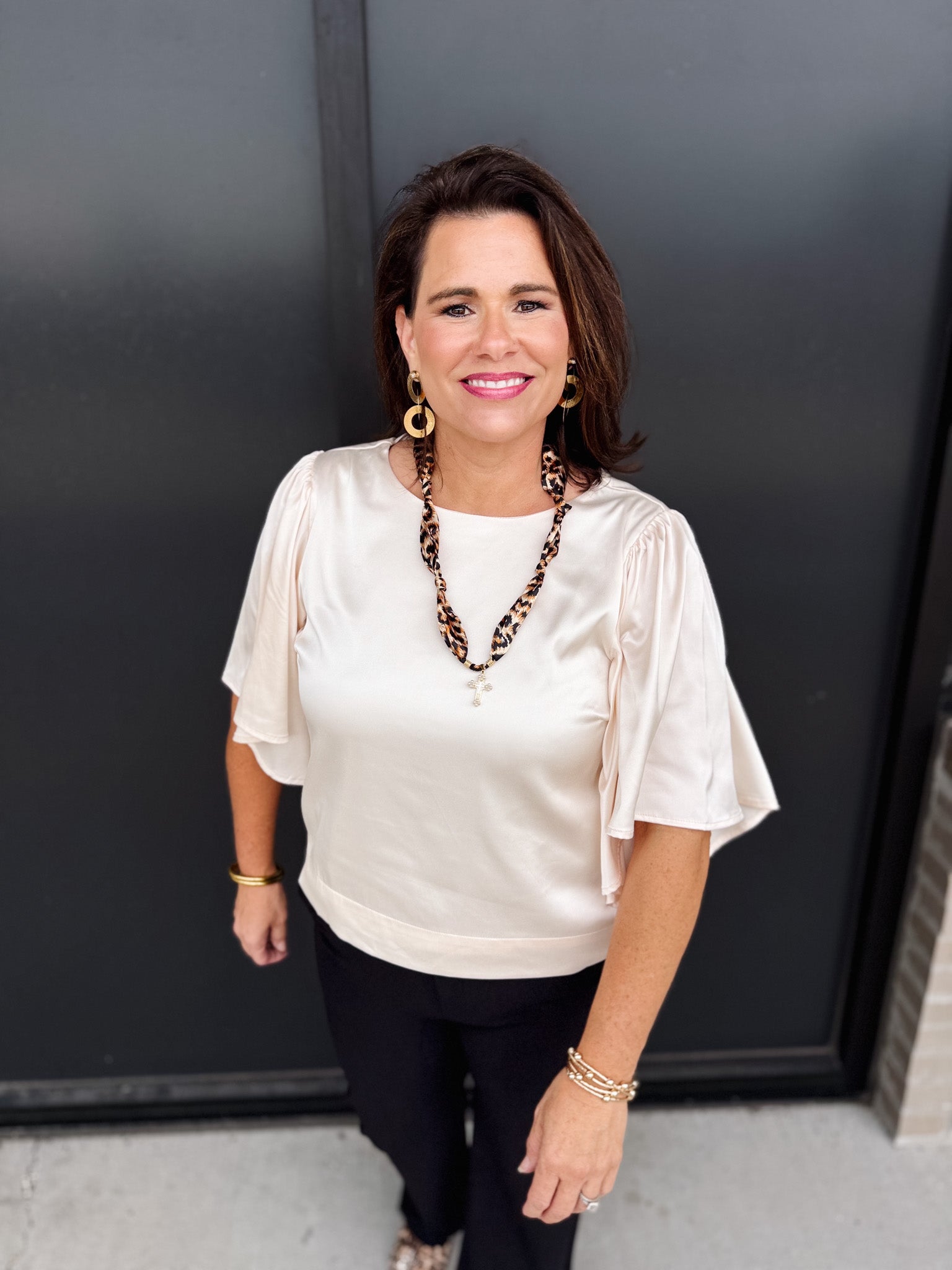 Angel Frosted Charm Top