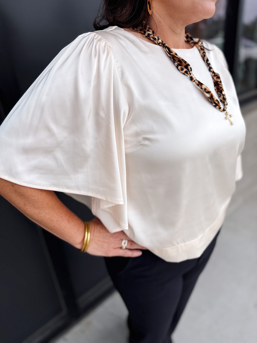 Angel Frosted Charm Top