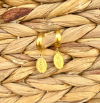 WD Virgin Mary Hoop Earrings!