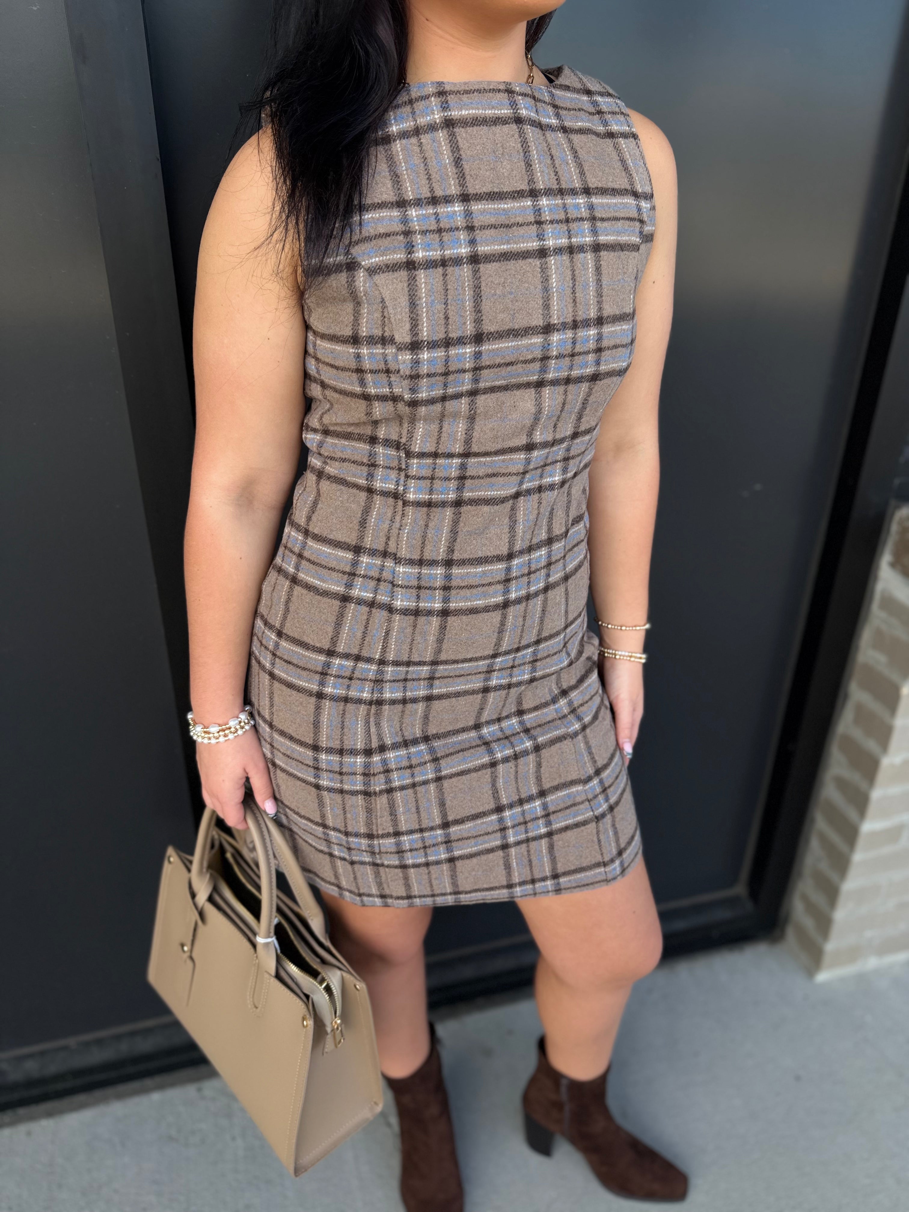 The Plaid To Meet You Mini Dress
