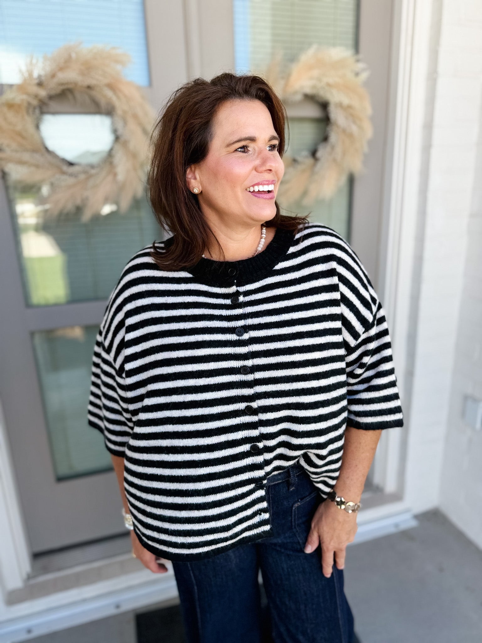 Stripe of Sophistication Cardigan