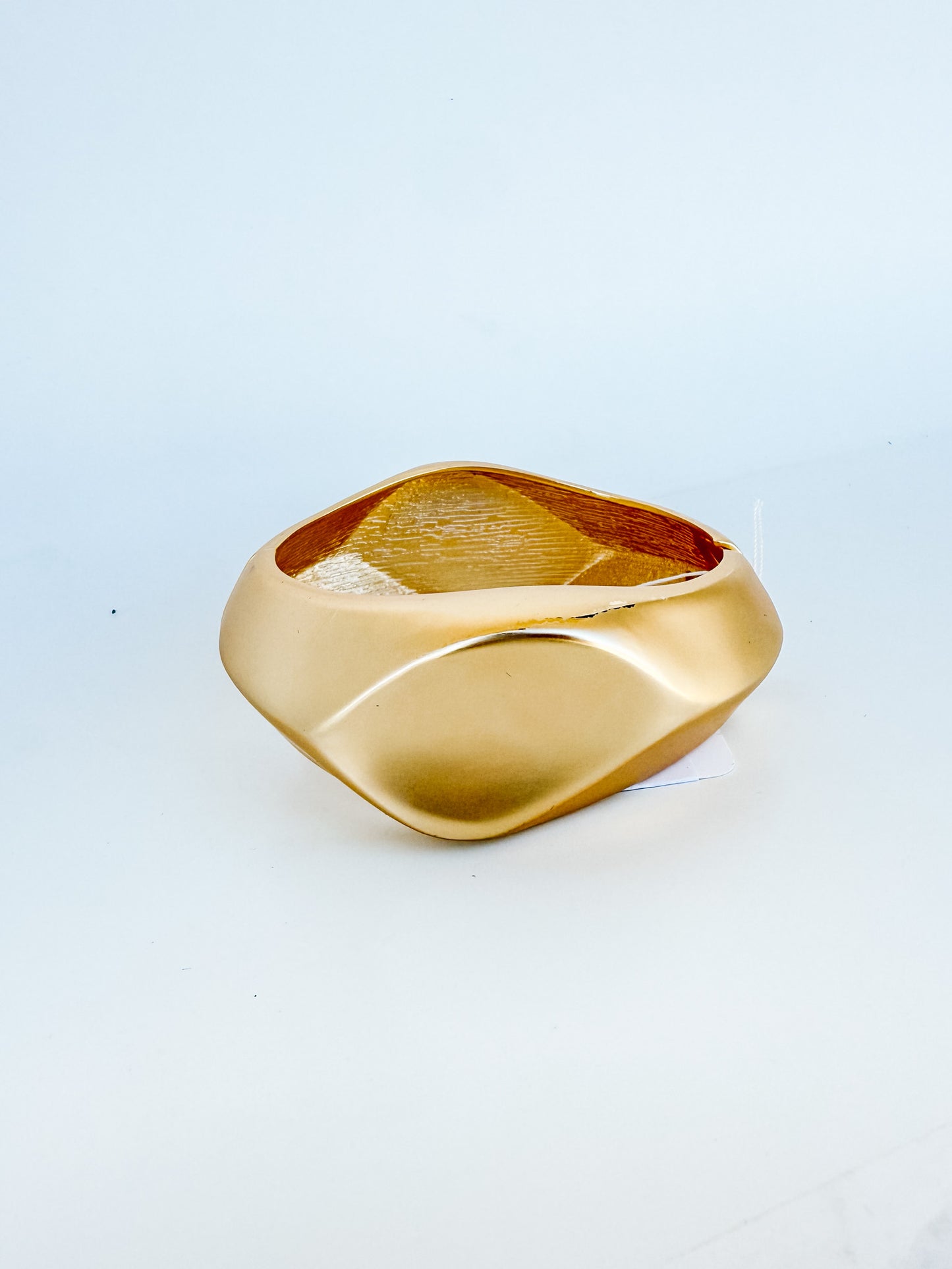 14K plated 1.5 inch chunky bracelet