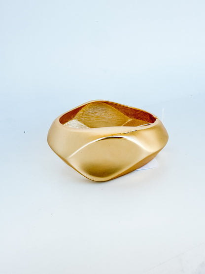 14K plated 1.5 inch chunky bracelet