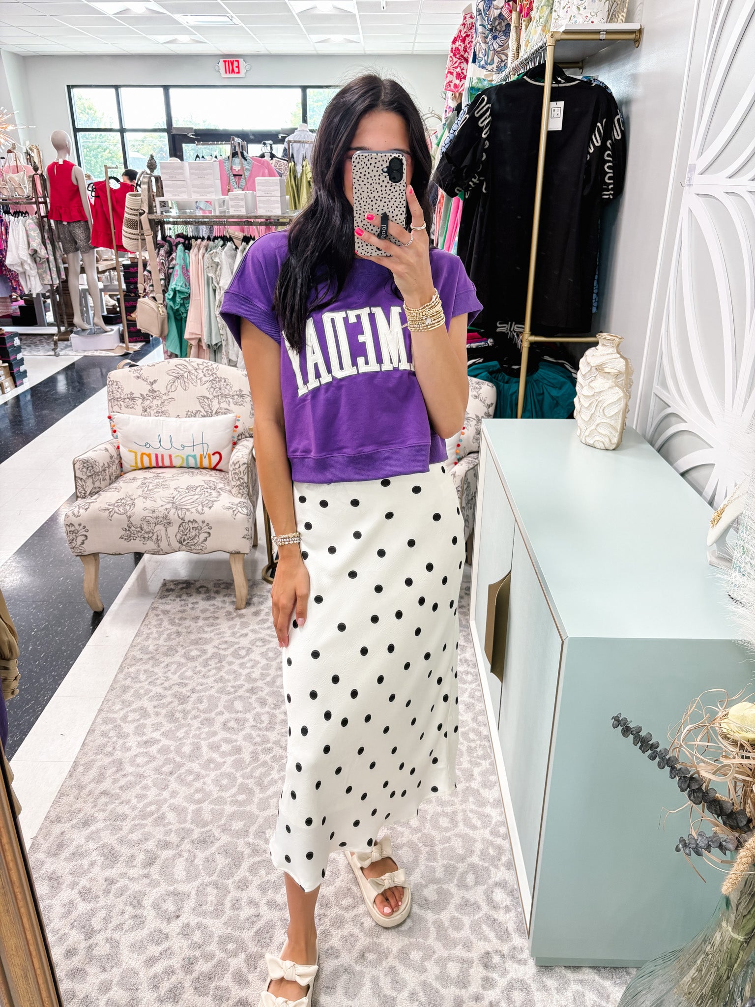 SS Polka-Dot Skirt
