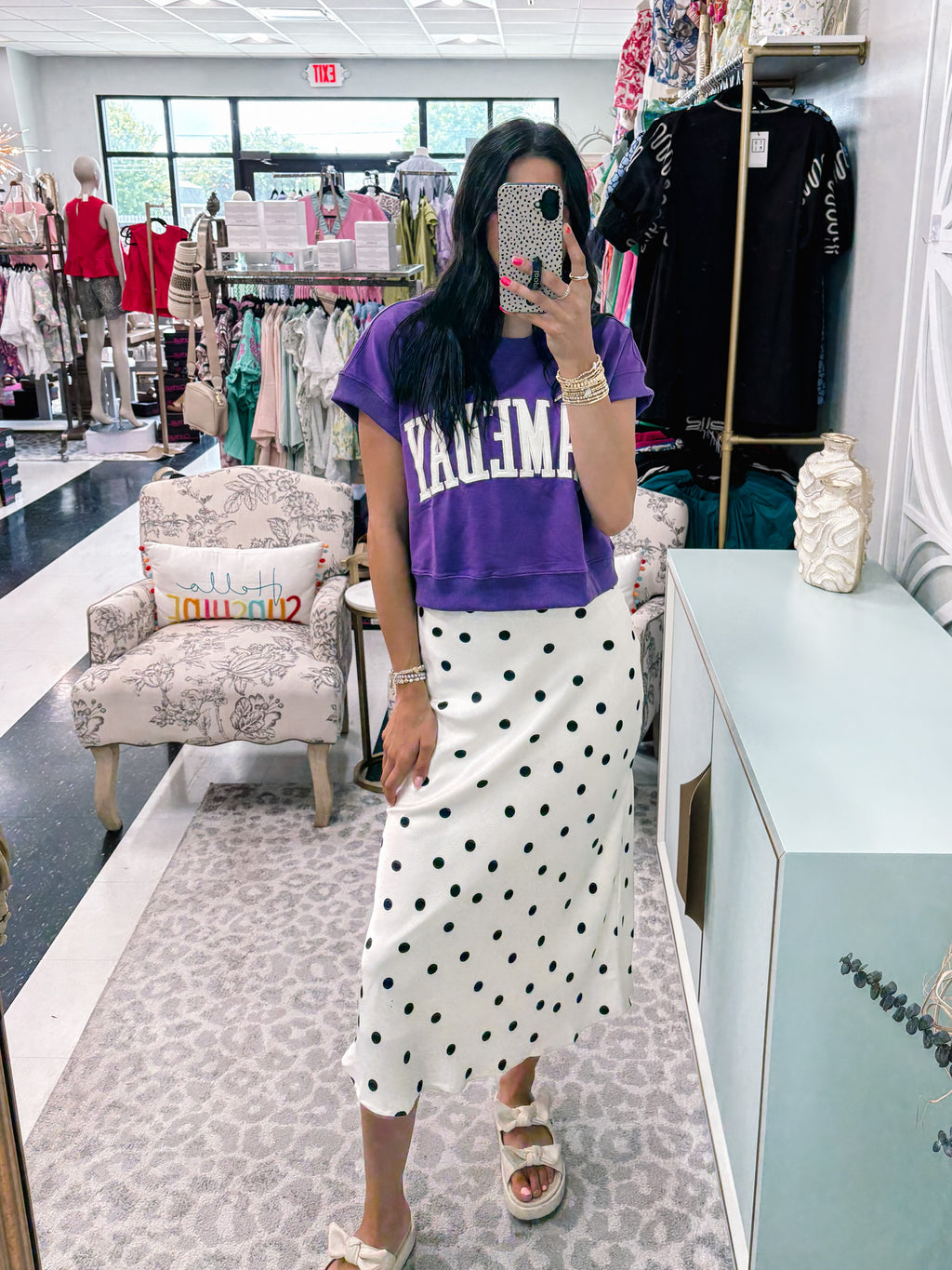 SS Polka-Dot Skirt