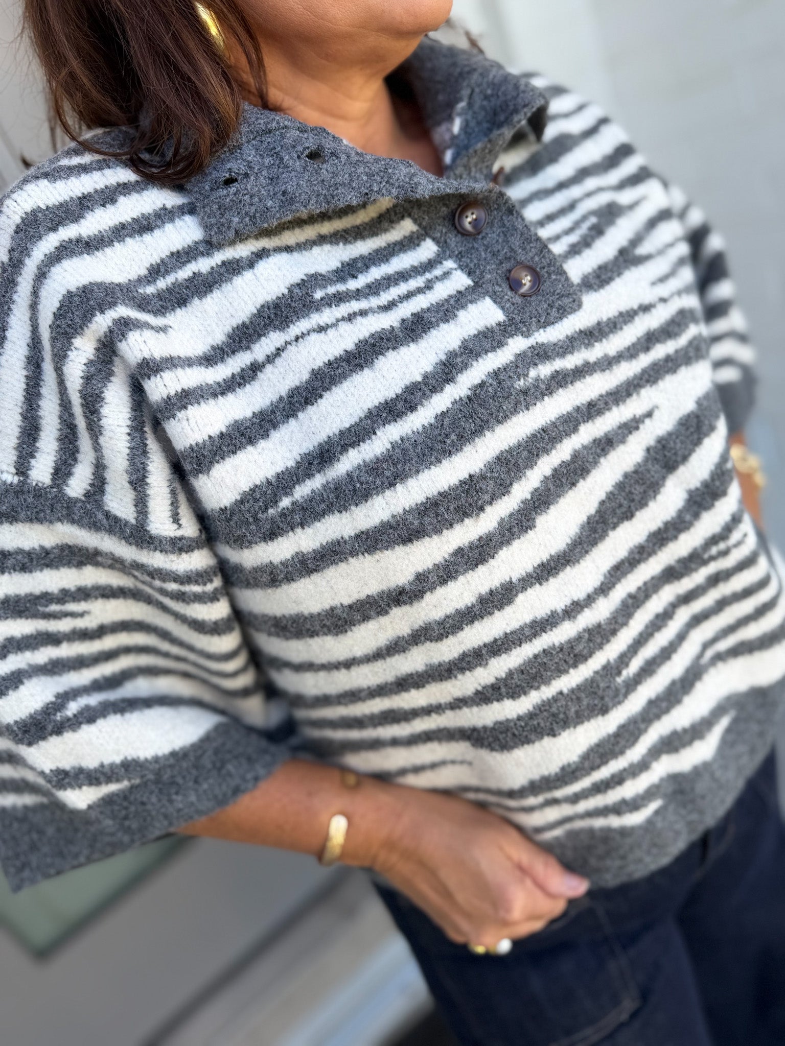 Safari Chic Knit Top