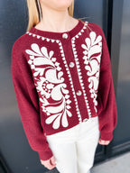 The Embroidered Grace Cardigan