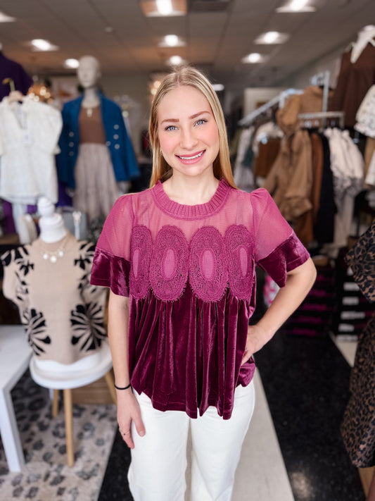 The Merlot Muse Top