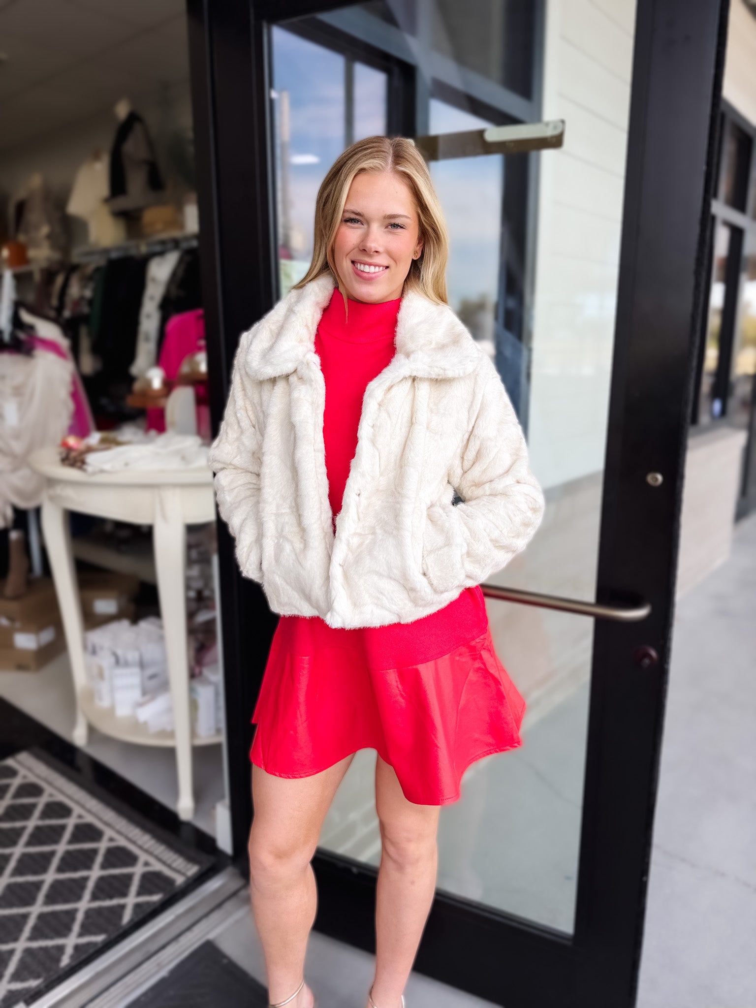 Oversized Faux Fur Jacket