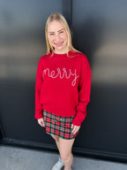 Candy Cane Cheer Sweater